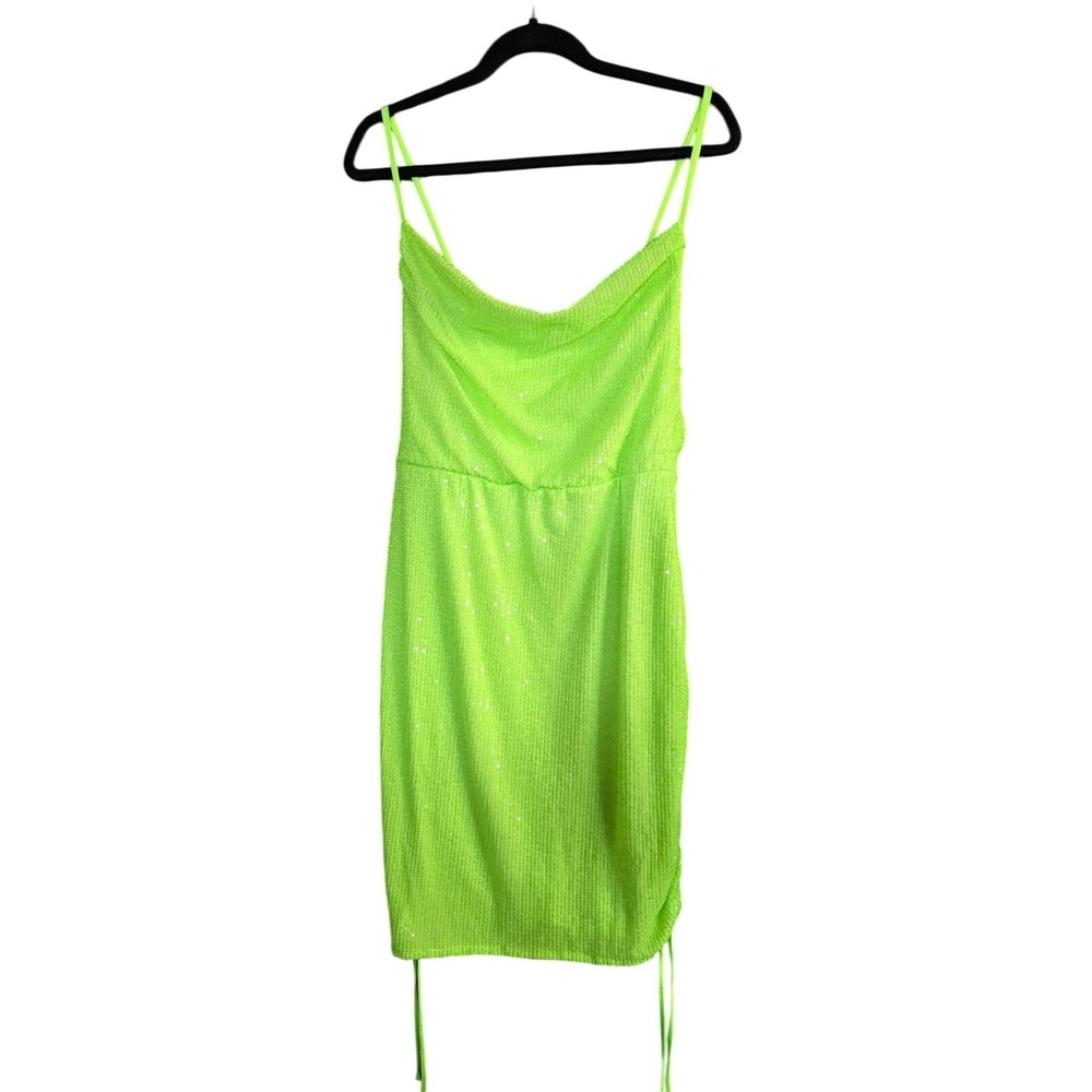 Wild Fable Bright Lime Mini Dress